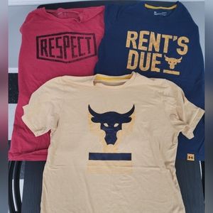 Under Armour Project Rock TShirt Bundle